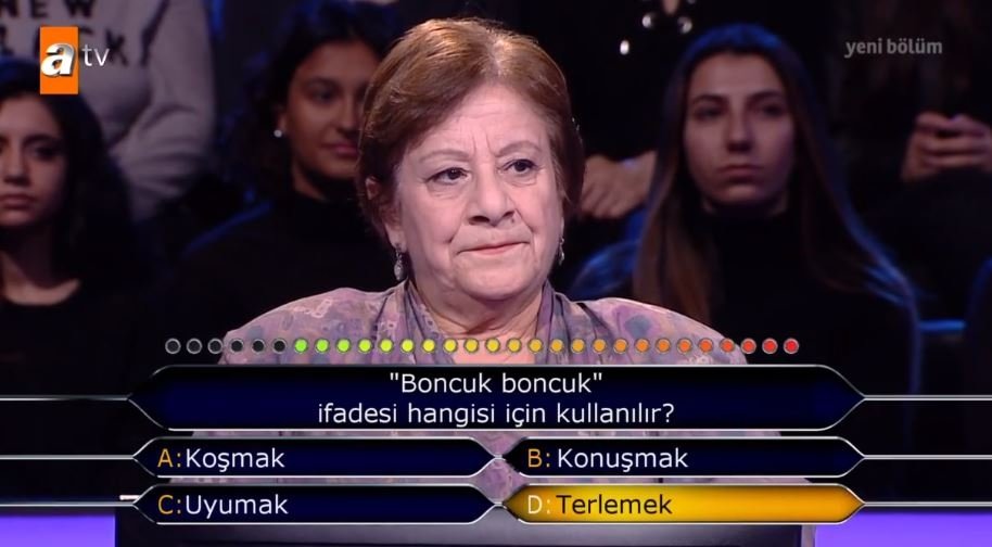 Kim Milyoner Olmak İster 788. son bölüm soru ve cevapları 26 Kasım 2018