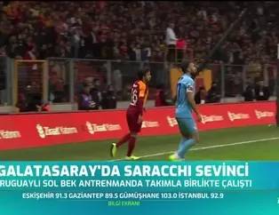 Galatasaray'da Saracchi sevinci