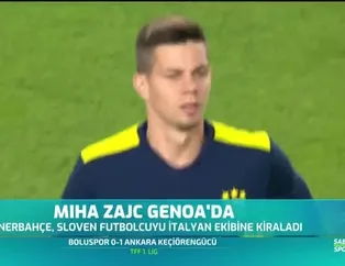Miha Zajc Genoa'da