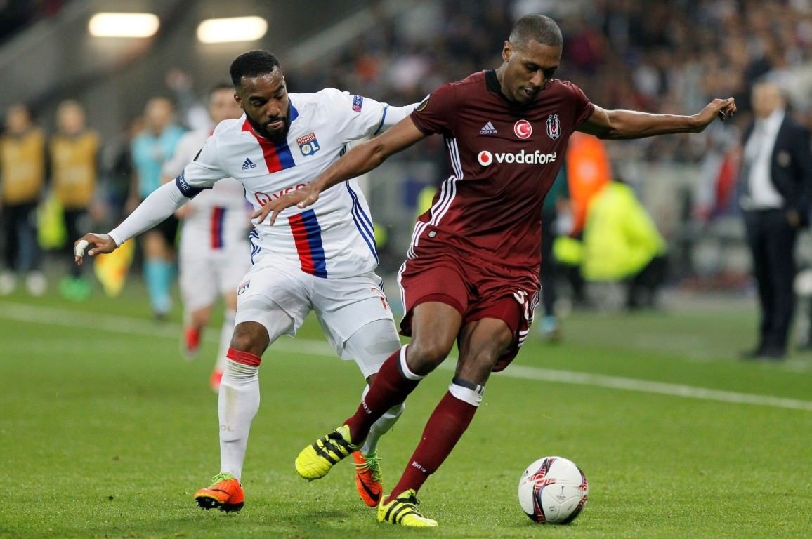 Olympique Lyon - Beşiktaş maçından kareler