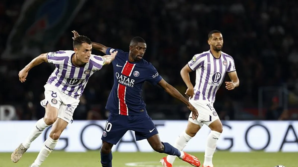 PSG 1 - 3 Toulouse ( MAÇ SONUCU - ÖZET)