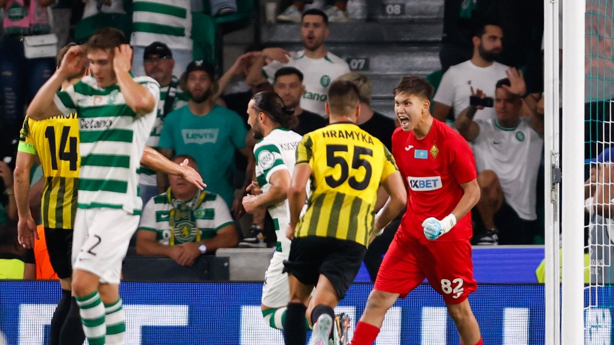 Kairat'ın genç kalecisi Sherkhan Kalmurza tarihe geçti!