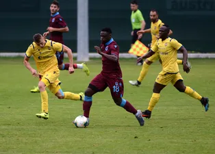 Trabzonspor - Verona maçından kareler