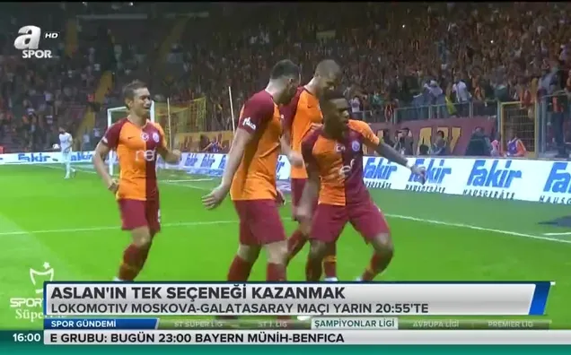 Aslan'ın tek seçeneği kazanmak