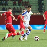 Türkiye - Özbekistan maçından kareler...