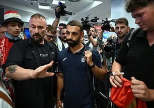 Trabzonspor kafilesi, Budapeşte'ye geldi!