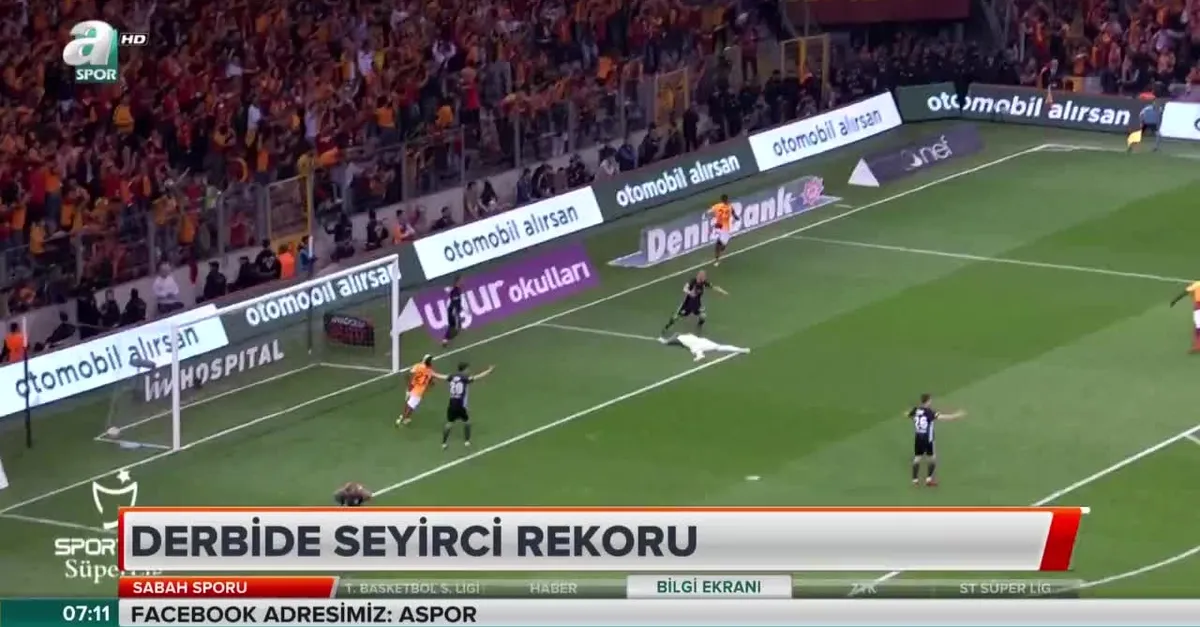 Derbide seyirci rekoru