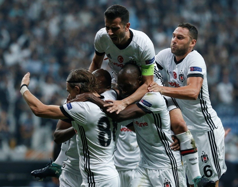 Beşiktaş-Leipzig karşılaşmasından kareler