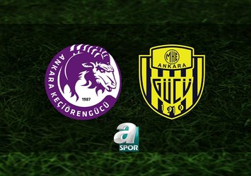 Ankara Keçiörengücü-MKE Ankaragücü maçı saat kaçta?