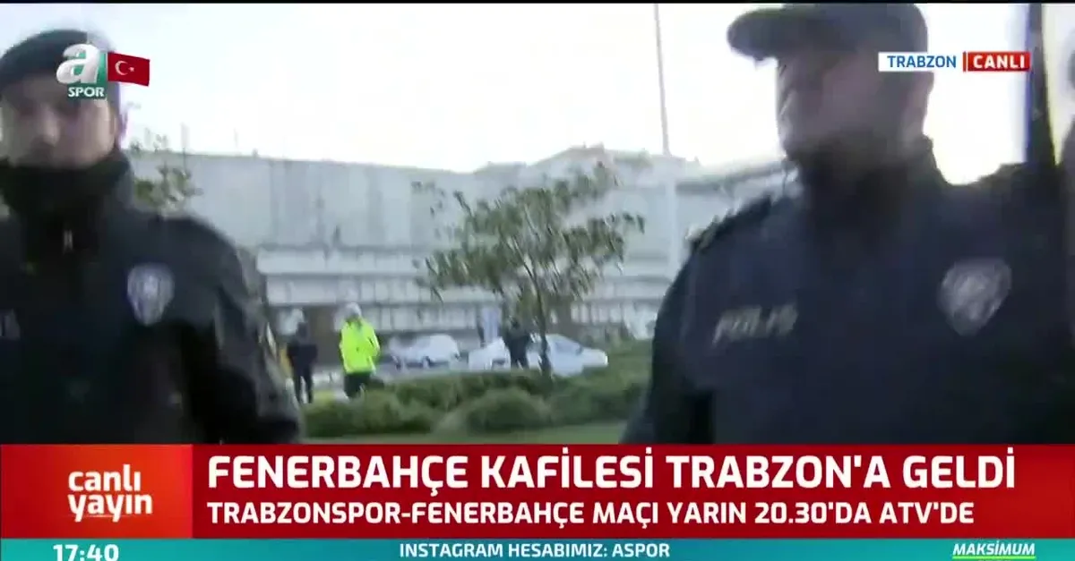 Fenerbahçe kafilesi Trabzon'a geldi