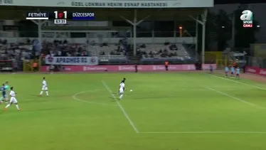 GOL | Fethiyespor 1-1 Düzcespor
