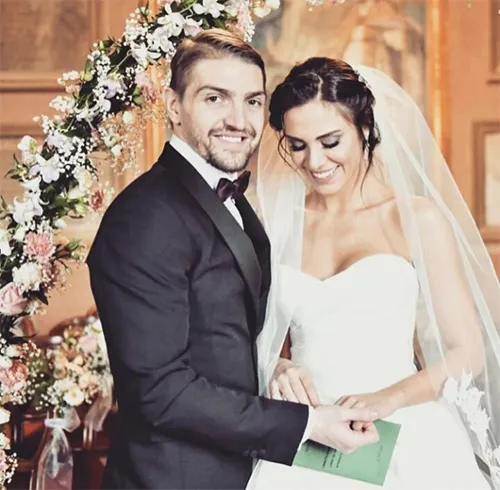 Caner Erkin ve Şükran Ovalı çifti evlendi - 1