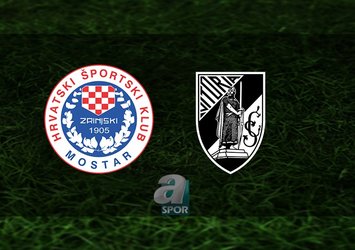 Zrinjski Mostar - Vitoria Guimaraes maçı saat kaçta?
