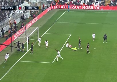 Konyaspor'un golü ofsayta takıldı!