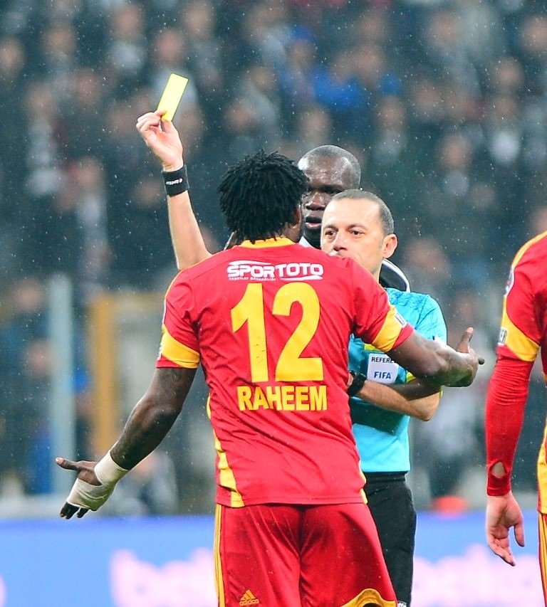 Beşiktaş-Kayserispor karşılaşmasından kareler