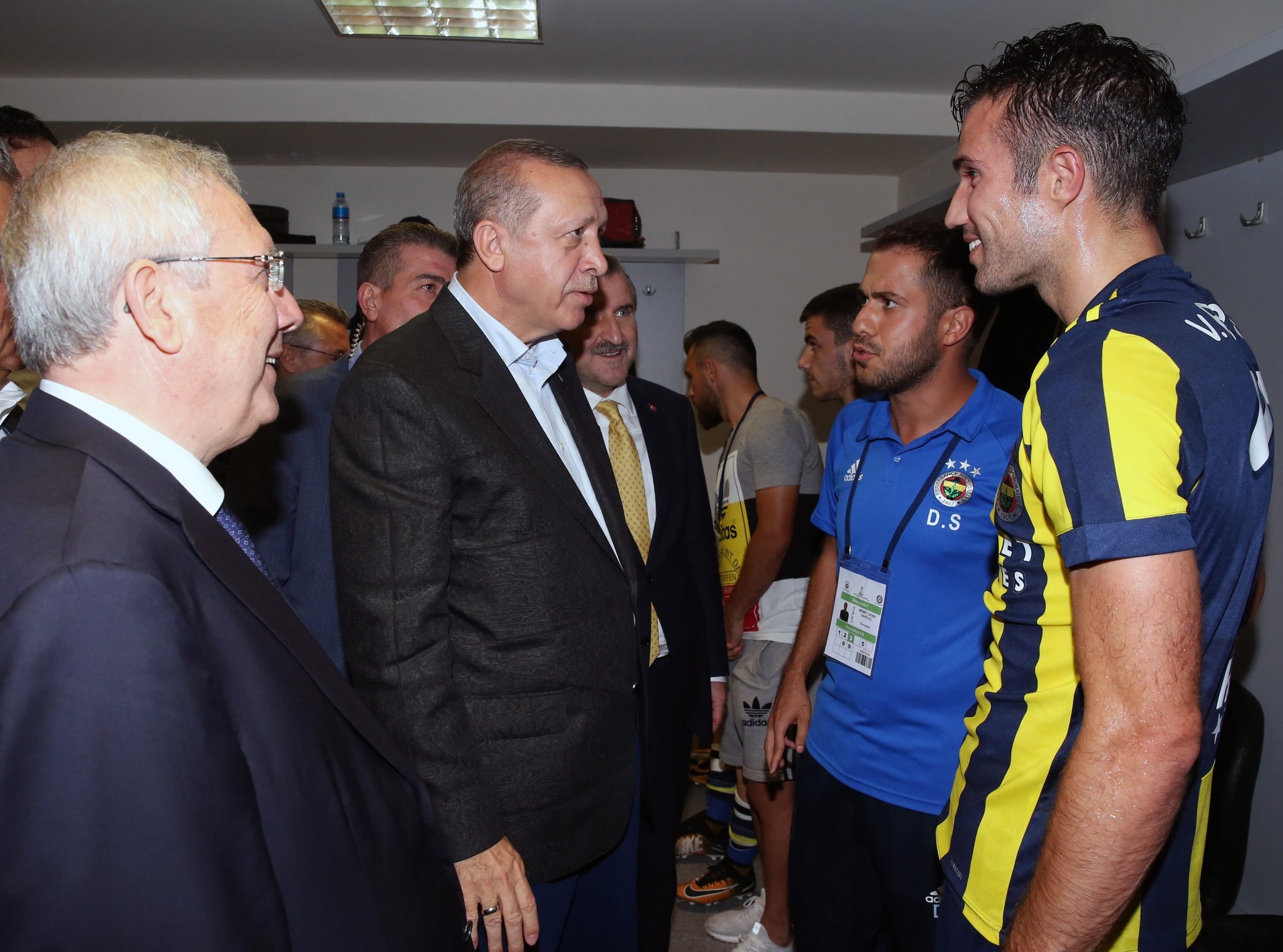 Cumhurbaşkanı Erdoğan Fenerbahçe maçında