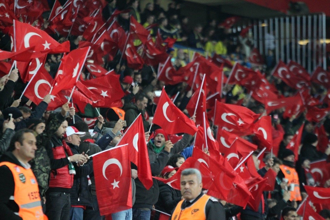 Türkiye İsveç maçından kareler