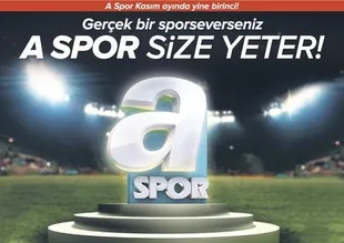 12 aydır A Spor zirvede
