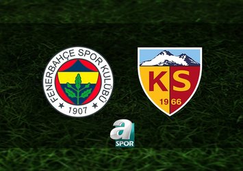 F.Bahçe-Kayserispor maçı bilgileri