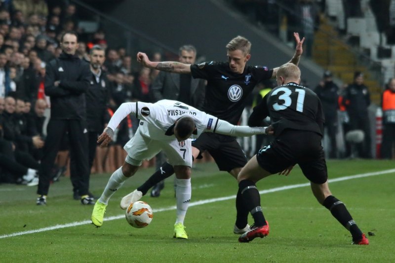 Beşiktaş - Malmö maçından kareler