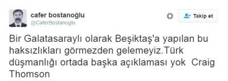 Twitter’da Beşiktaş isyanı