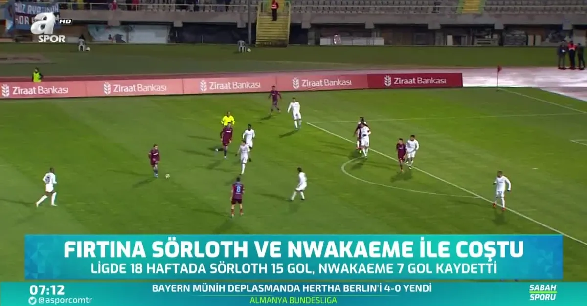 Fırtına Sörloth ve Nwakaeme ile coştu