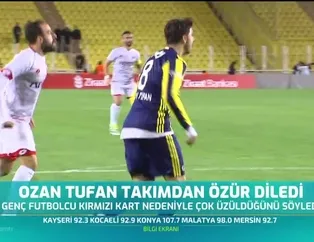Ozan Tufan özür diledi