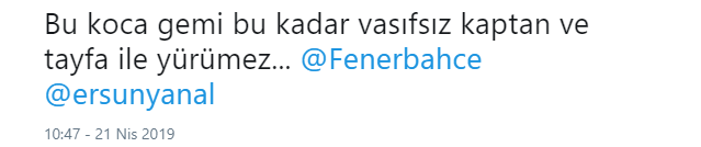 Taraftardan Ersun Yanal’a şok tepki!
