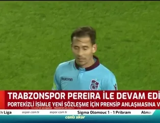 Trabzonspor Pereira ile devam ediyor