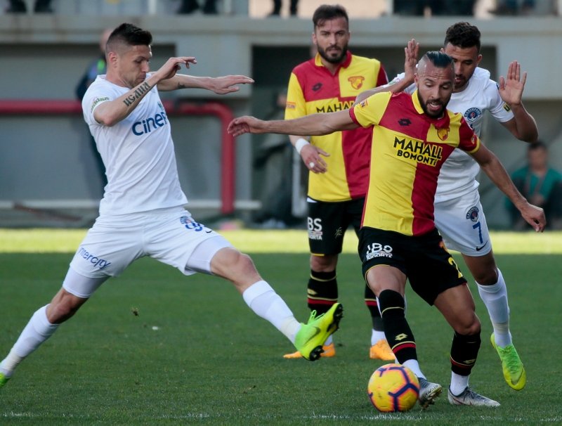 Göztepe - Kasımpaşa maçından kareler