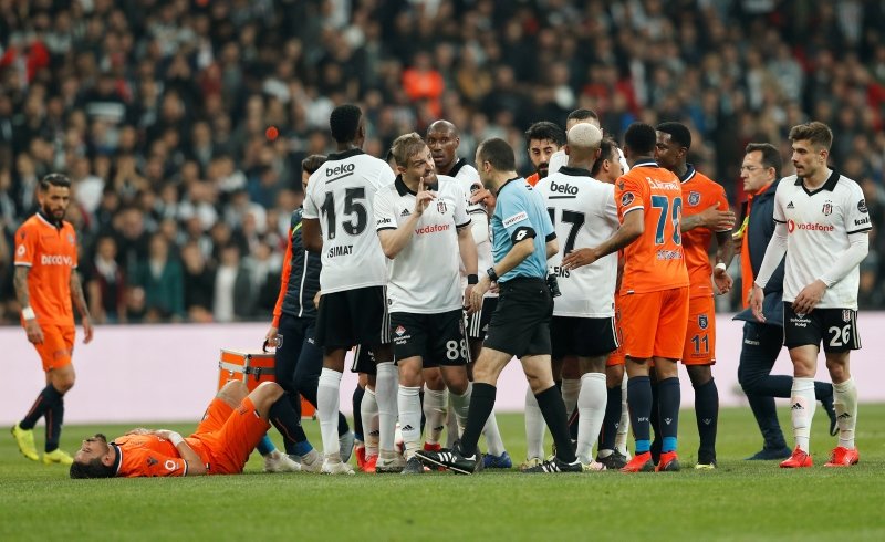 Beşiktaş - Başakşehir maçından kareler