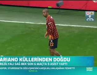 Galatasaray'da Mariano küllerinden doğdu