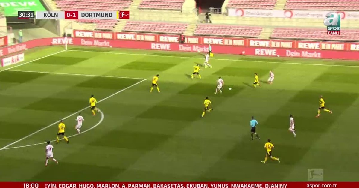 GOL | FC Köln 1-1 Borussia Dortmund