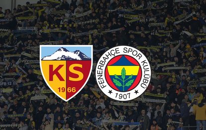 Kayserispor-Fenerbahçe maçıyla ilgili flaş gelişme!