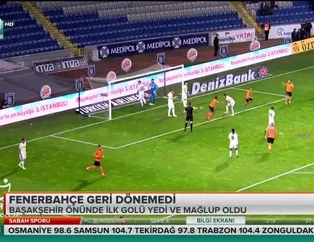 Fenerbahçe geri dönemedi