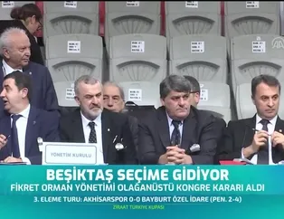 Beşiktaş olağanüstü kongre kararı aldı