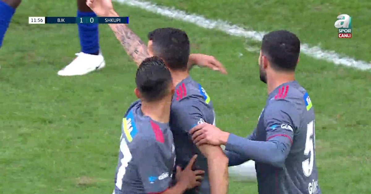 GOL | Beşiktaş 1-0 FC Shkupi