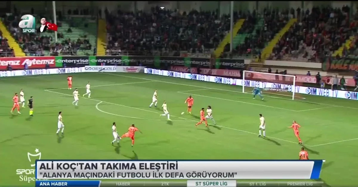 Ali Koç'tan takıma eleştiri