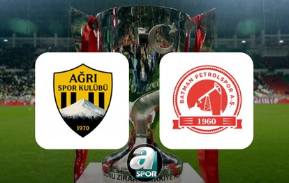 Ağrı 1970 Spor-Batman Petrolspor maçı ne zaman ve saat kaçta? Ziraat Türkiye Kupası maçı hangi kanalda? | CANLI İZLE