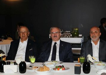 Antalyaspor ve Alanyaspor dostluk yemeğinde buluştu