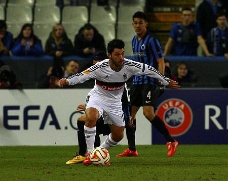 C.Brugge-Beşiktaş maçından kareler