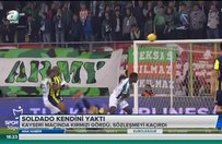 Soldado kendini yaktı