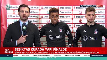 Ernest Muci ve Gedson Fernandes TÜMOSAN Konyaspor maçını değerlendirdi