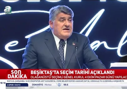 Beşiktaş'ta seçim tarihi belli oldu!