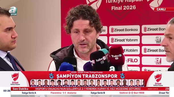 Fatih Tekke: Zor bir karşılaşmanın sonucunda...
