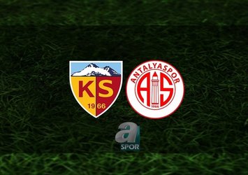 Kayserispor - Antalyaspor | CANLI