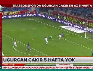 Trabzonspor'a Uğurcan Çakır'dan kötü haber