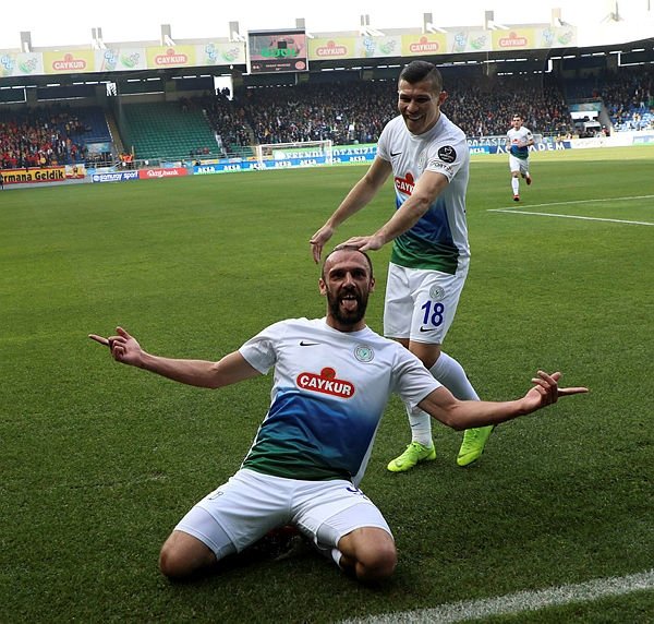 Çaykur Rizespor - Kayserispor maçından kareler...