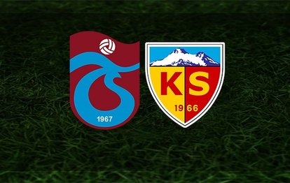 Trabzonspor Kayserispor maçı CANLI