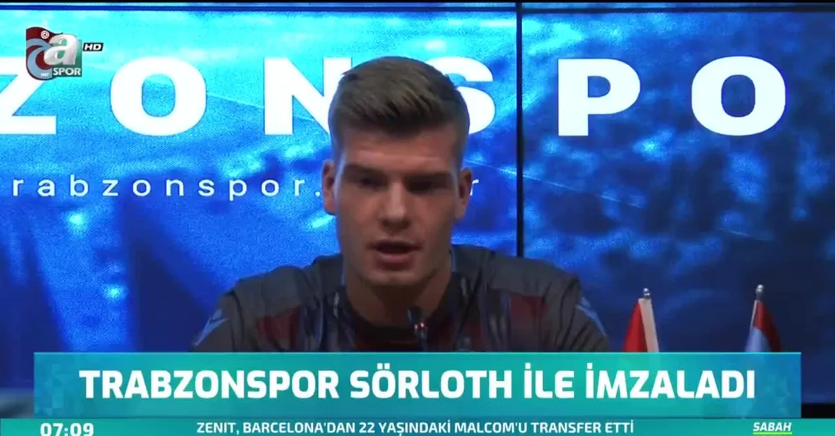 Trabzonspor Sörloth ile imzaladı